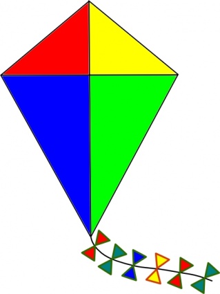 multi-coloured kite